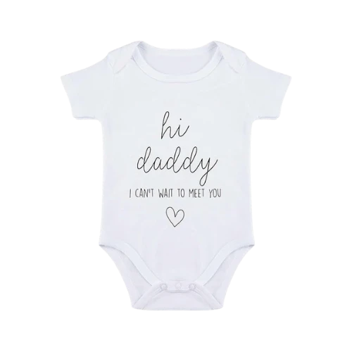 Personalized Baby Onesie with Dad Message Product Image