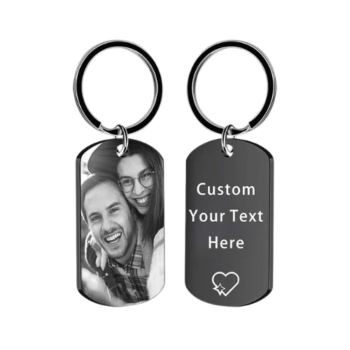 Personalized Dad Keychain Product Image